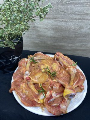 Marinated chicken leg