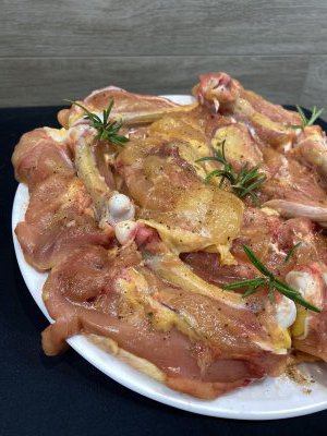 Marinated chicken leg